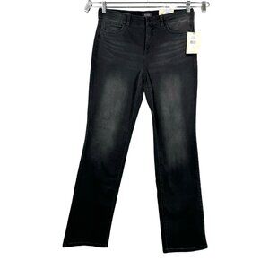 NYDJ Marilyn Straight‎ jeans lift tuck charcoal grey lift tuck sz 12